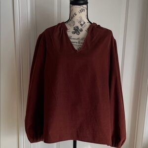 Elegant Rust Women's Top